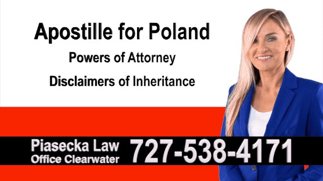 Apostille, Notary, Polish, Polski, Notariusz, Pełnomocnictwo, Power of Attorney, Agnieszka Piasecka, Aga Piasecka